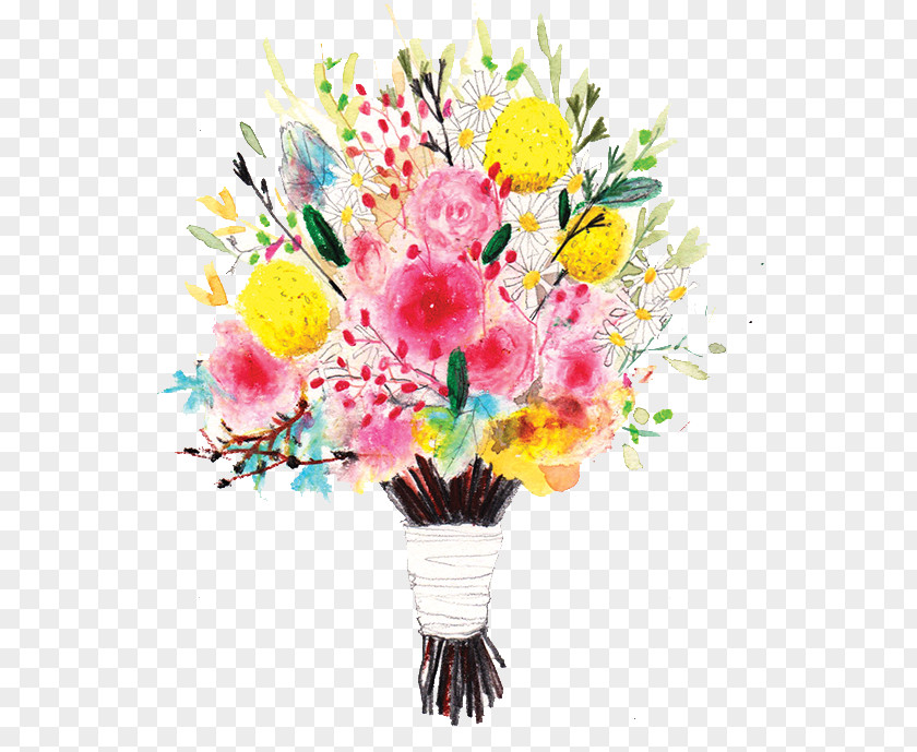 Floral Bouquet Design Flower Nosegay Illustration PNG