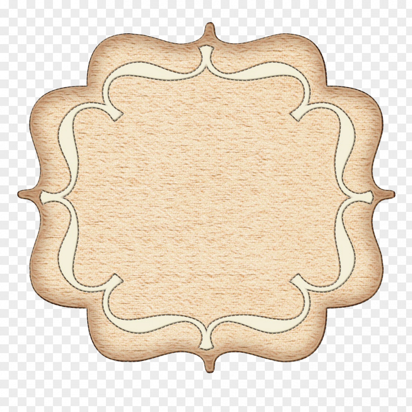 Ornament Beige Background Frame PNG