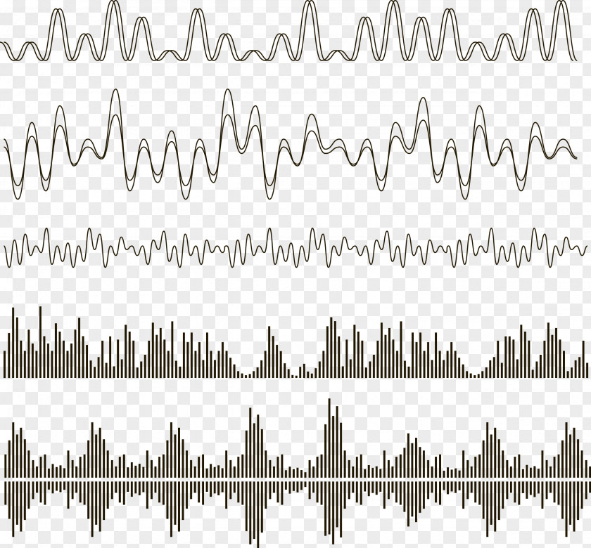 Vector Sound Wave Curve Picture Acoustic Euclidean PNG