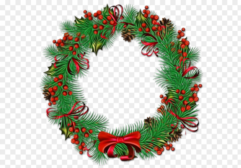 Wreath Christmas Day Clip Art Santa Claus PNG