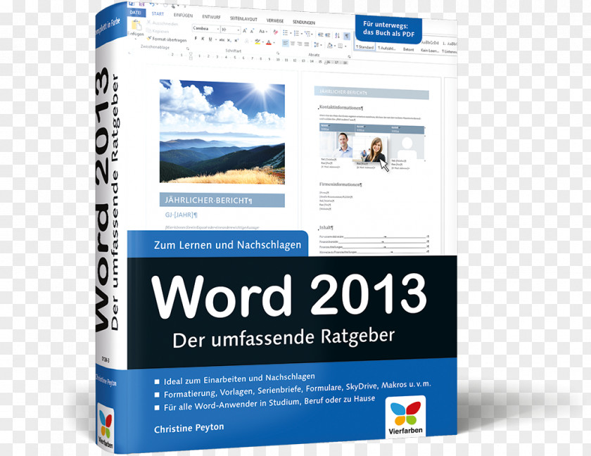 Book Office 2013: Der Umfassende Ratgeber Word Schritt Für Erklärt Excel 2010: Die Anleitung In Bildern Ratgeber. Komplett Farbe PNG