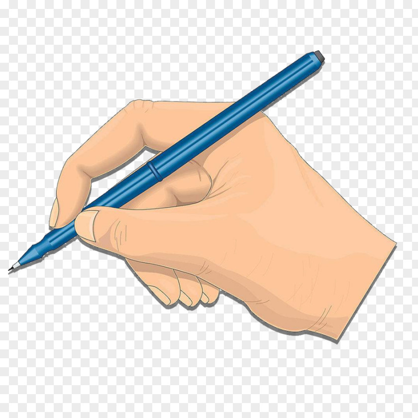 Cartoon Handwriting Pen Writing PNG