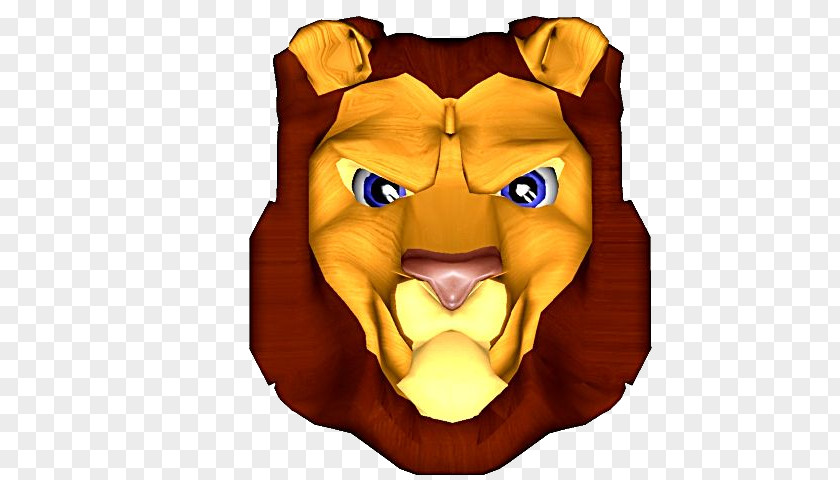 Cute Cartoon Lion Head Material Downloaded Lionhead Rabbit Lions PNG