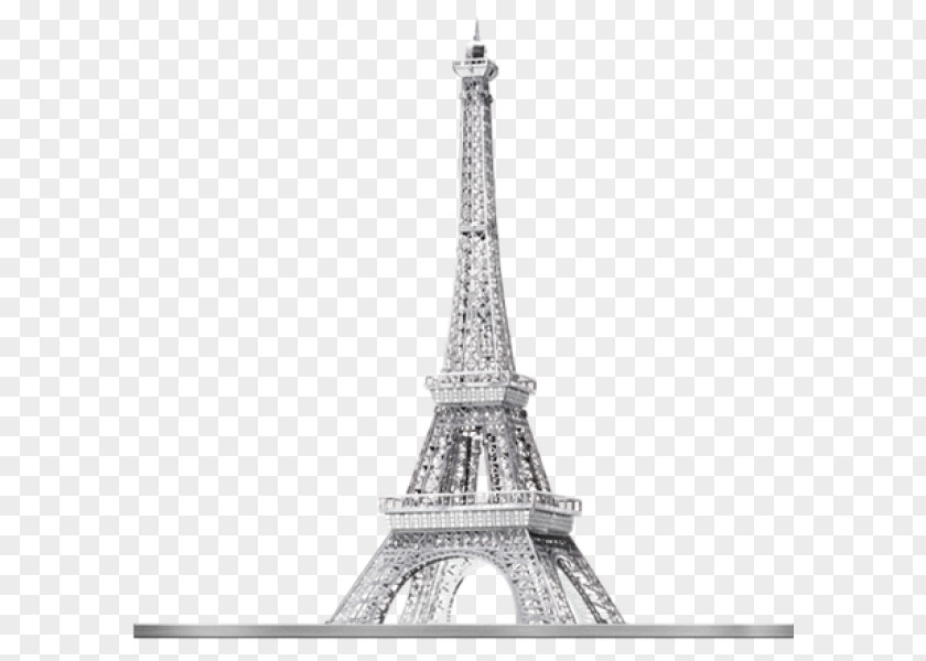 Eiffel Tower Big Ben Chrysler Building Puzz 3D Metal PNG
