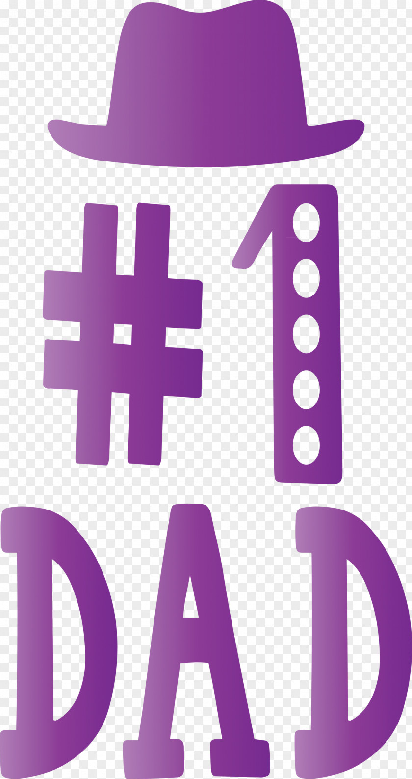 No1 Dad Happy Fathers Day PNG