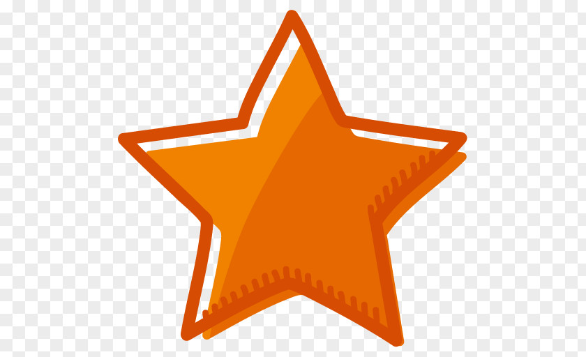 Star Orange Symbol PNG