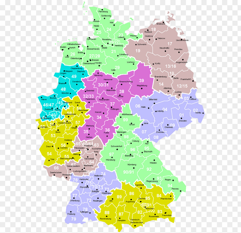 Abacus Postal Codes In Germany Postleitzahlenkarte Direct Marketing PNG