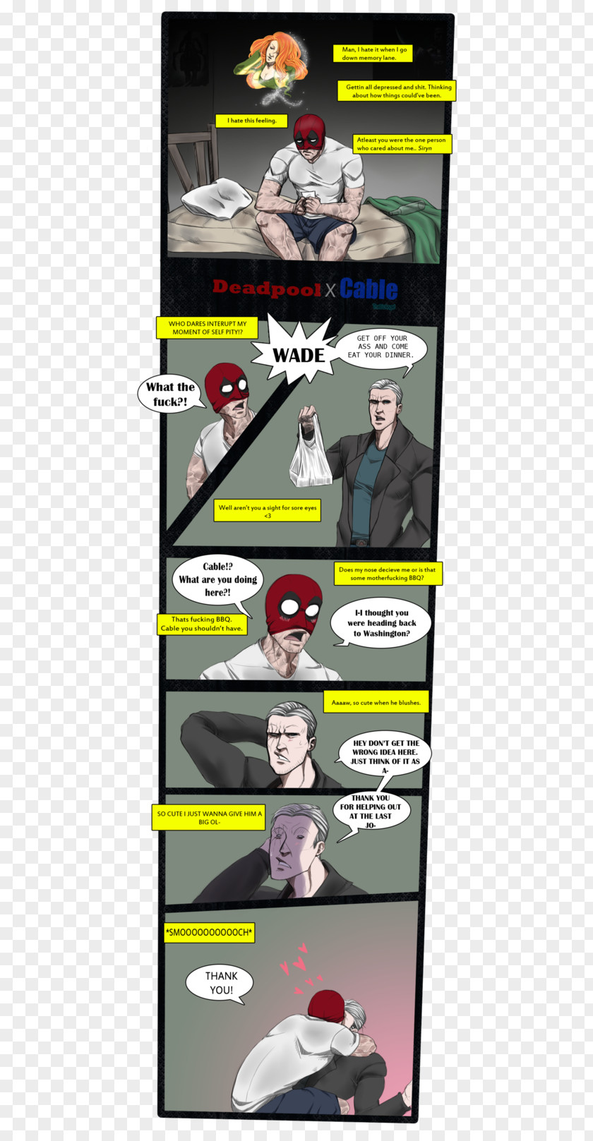 Cable Deadpool Comics Cartoon PNG