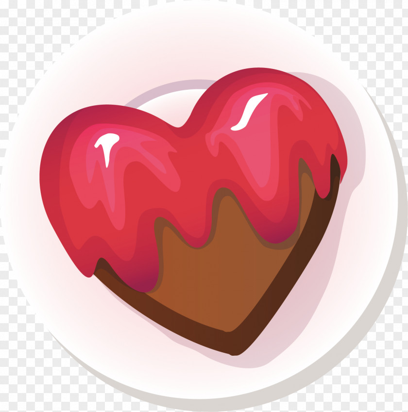 Chocolate Vector Material Heart PNG