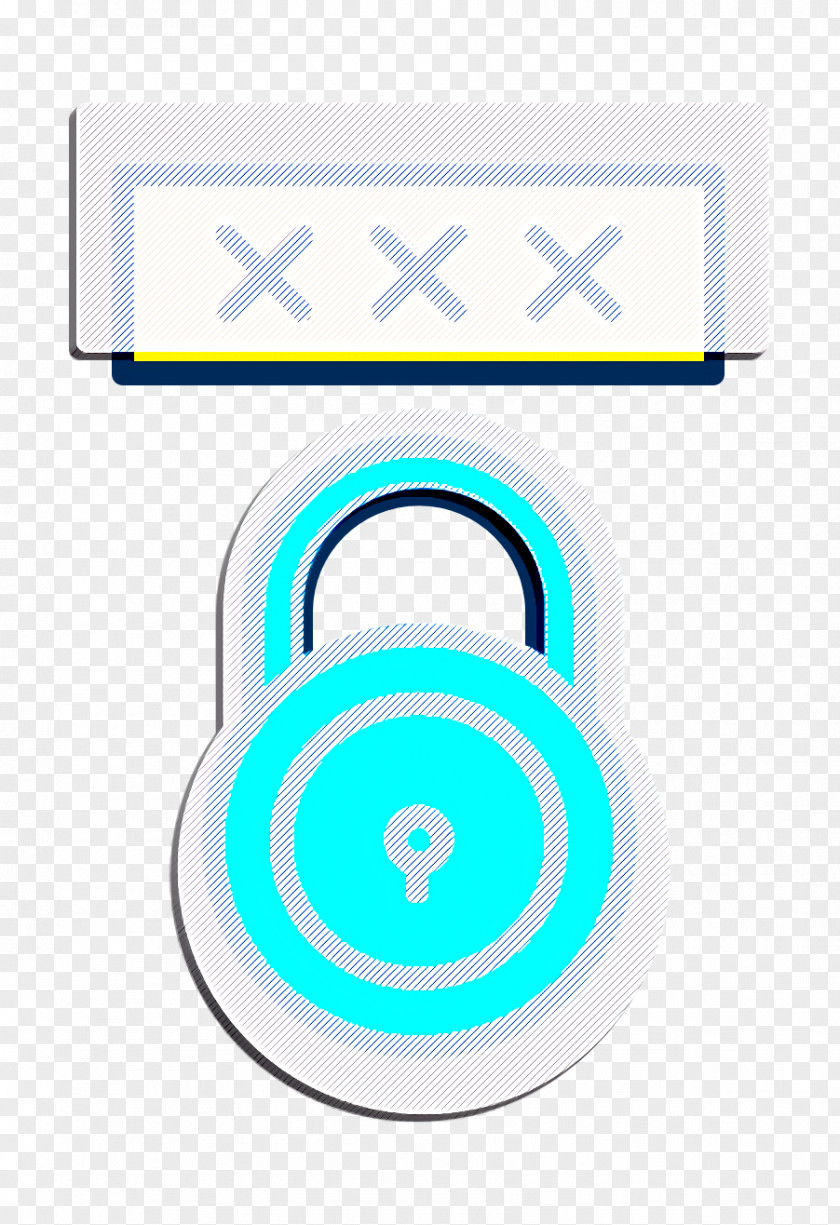 Cyber Icon Password Login PNG