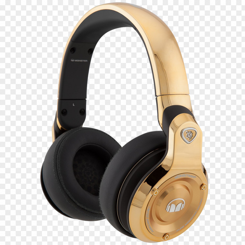 Headphones Monster 24k Cable NCredible NTune Sound PNG