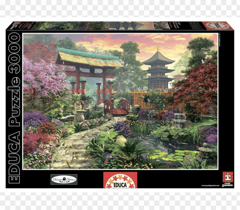 Japan Jigsaw Puzzles Educa Borràs Japanese Garden PNG
