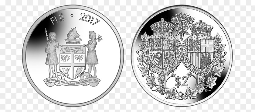 Queen Elizabeth Prince Philip Wedding Anniversary Coin Image PNG