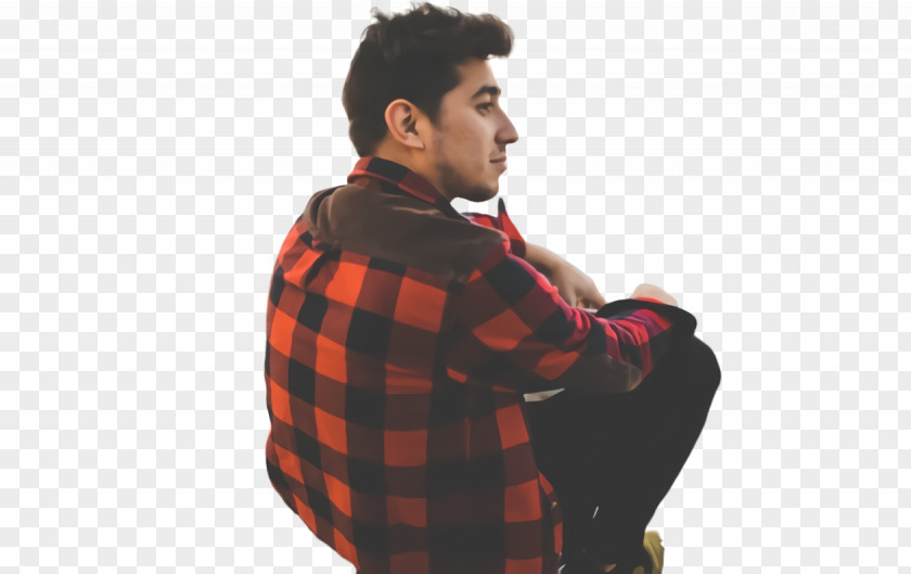 Tartan Shirt Flannel Outerwear Product PNG