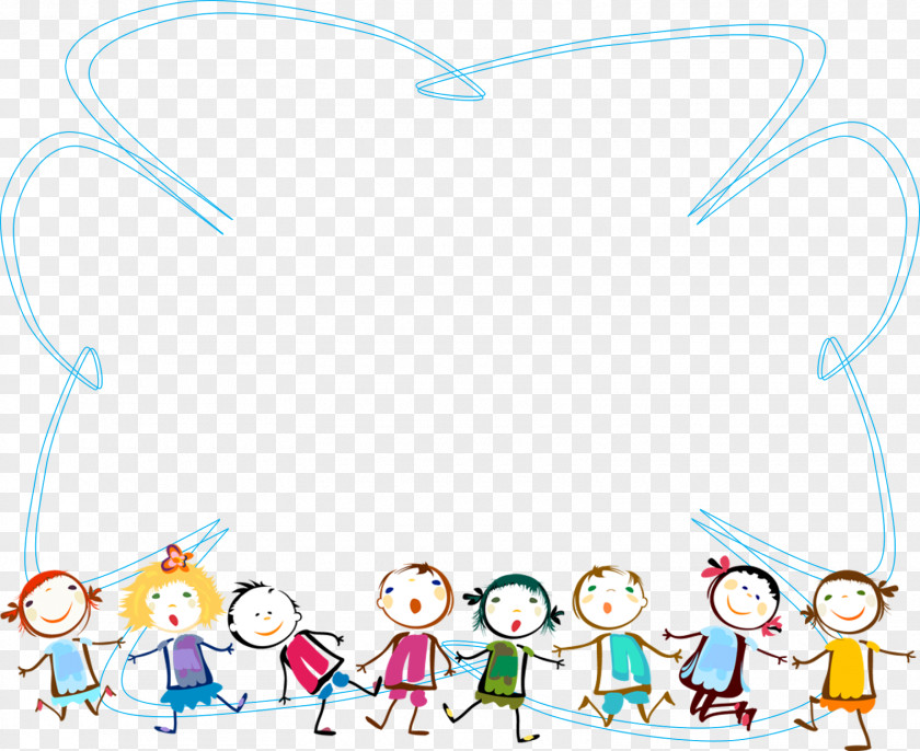 People Border Cliparts Child Clip Art PNG