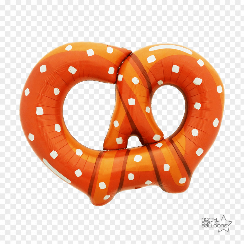 Pretzel Mylar Balloon Children's Party PNG