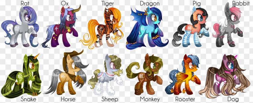 Horse Pony Chinese Zodiac Astrological Sign PNG