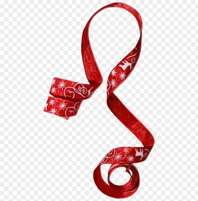 Red Ribbon Hair Accessory Tie Costume PNG