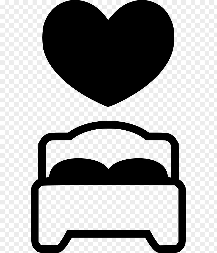 Yellow Bed Icon Clip Art Line Love My Life Black M PNG