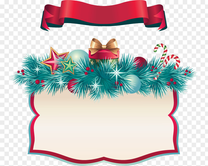 Christmas Promotional Title Clip Art PNG