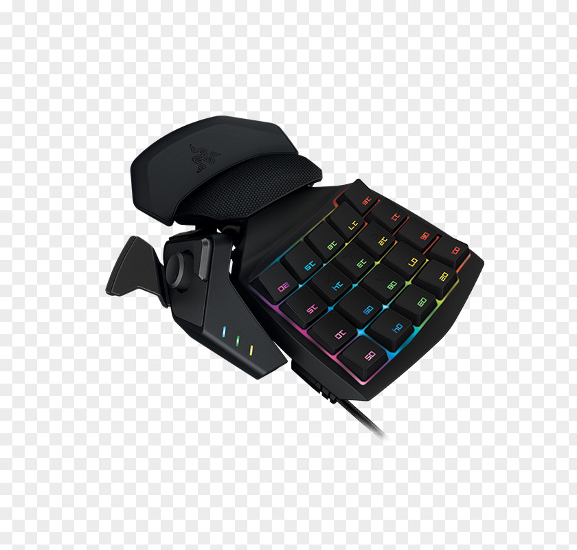 Computer Keyboard Gaming Keypad Razer Orbweaver Elite RGB Color Model PNG