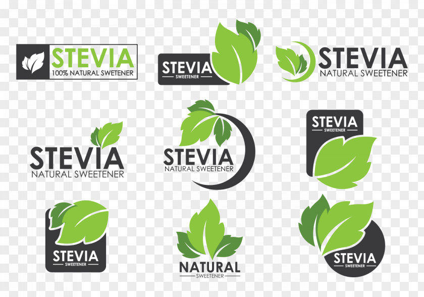Design Logo Stevia PNG