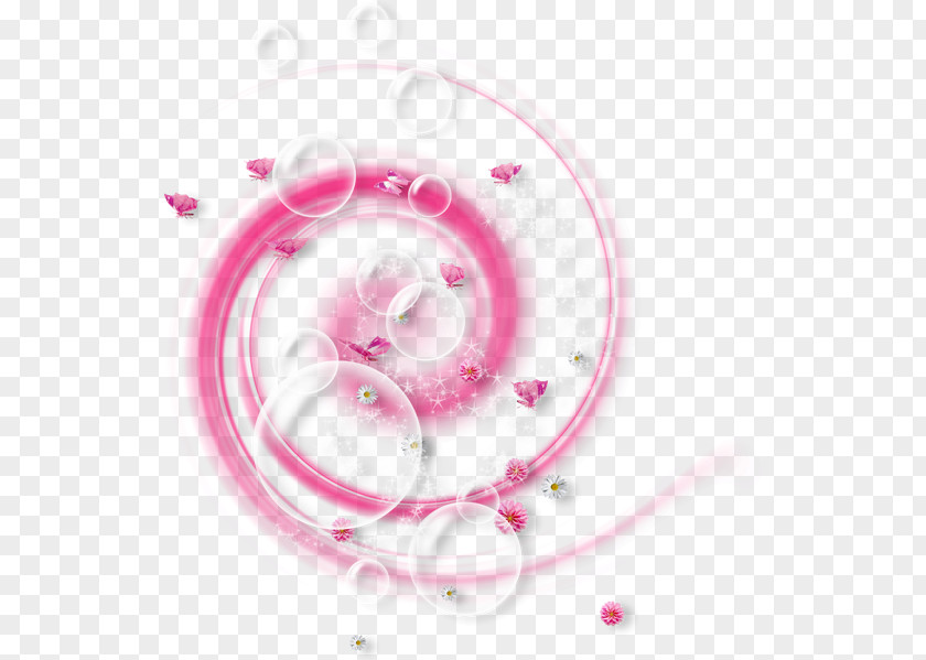 Floating Pink Ribbon Transparency And Translucency Clip Art PNG