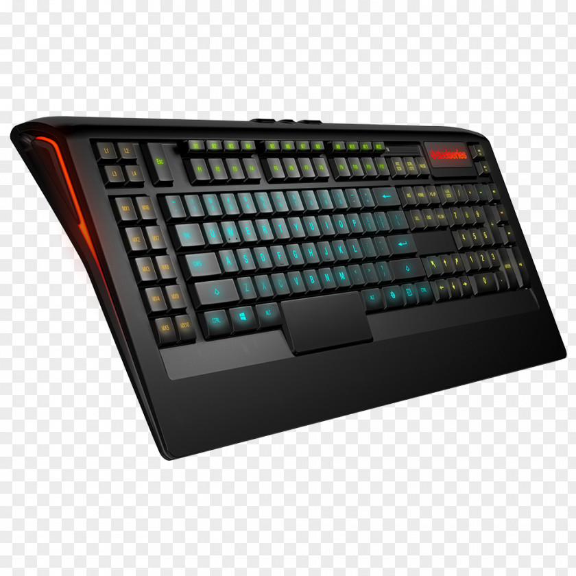 Keyboard Computer Gaming Keypad SteelSeries RGB Color Model Personal PNG