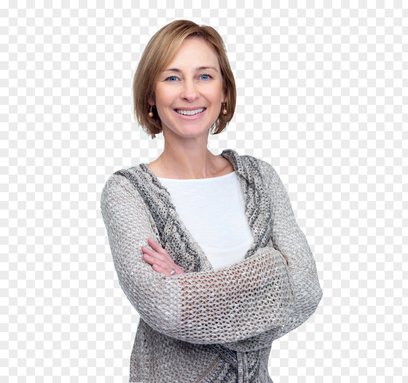 Middle Age Business Centro Engel Menopause Woman With Arms Folded PNG