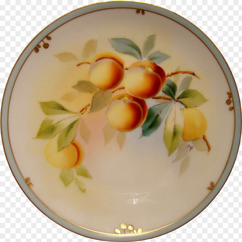 Plate Porcelain Platter Tableware Fruit PNG