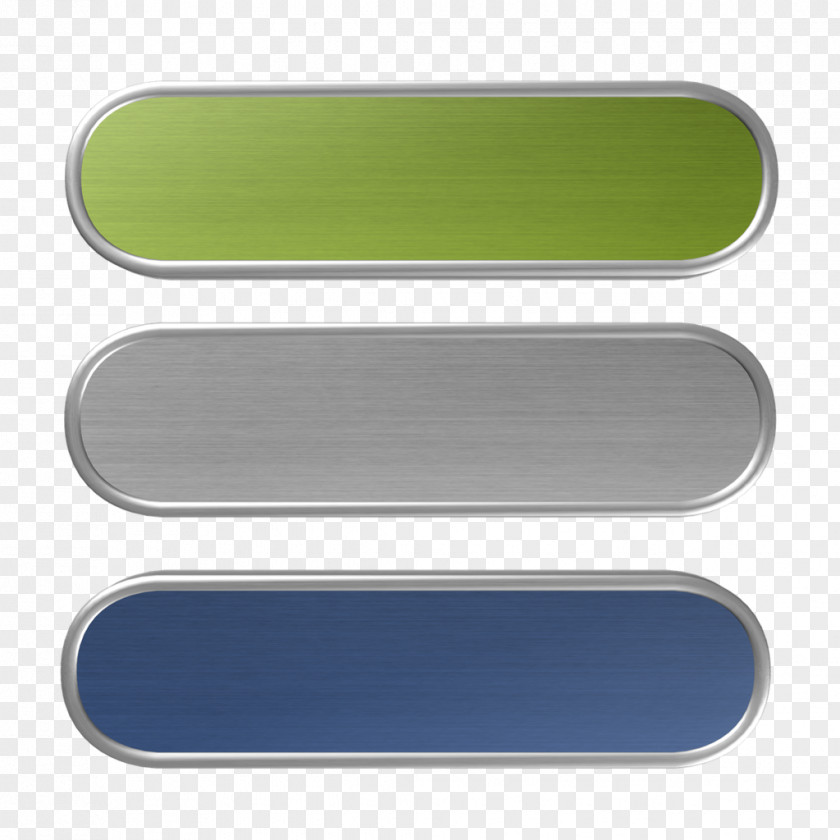Astriod Button Rectangle Image 3D Gray PNG