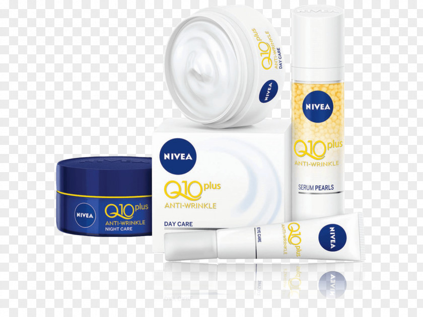 Coenzyme Q10 NIVEA Plus Anti-Wrinkle Day Cream Night PNG