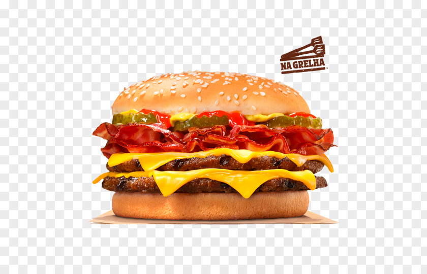 Double Cheese Cheeseburger Hamburger Whopper BK XXL Bacon PNG