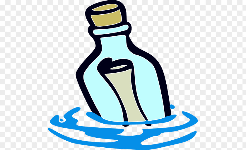 Message In A Bottle Drawing Clip Art PNG