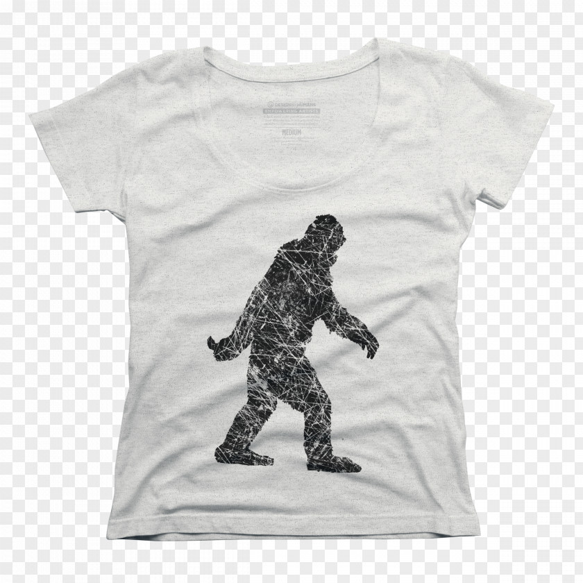 T-shirt Sleeve Hoodie Bigfoot PNG