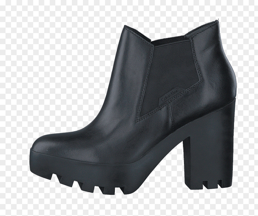 Boot High-heeled Shoe Walking Black M PNG