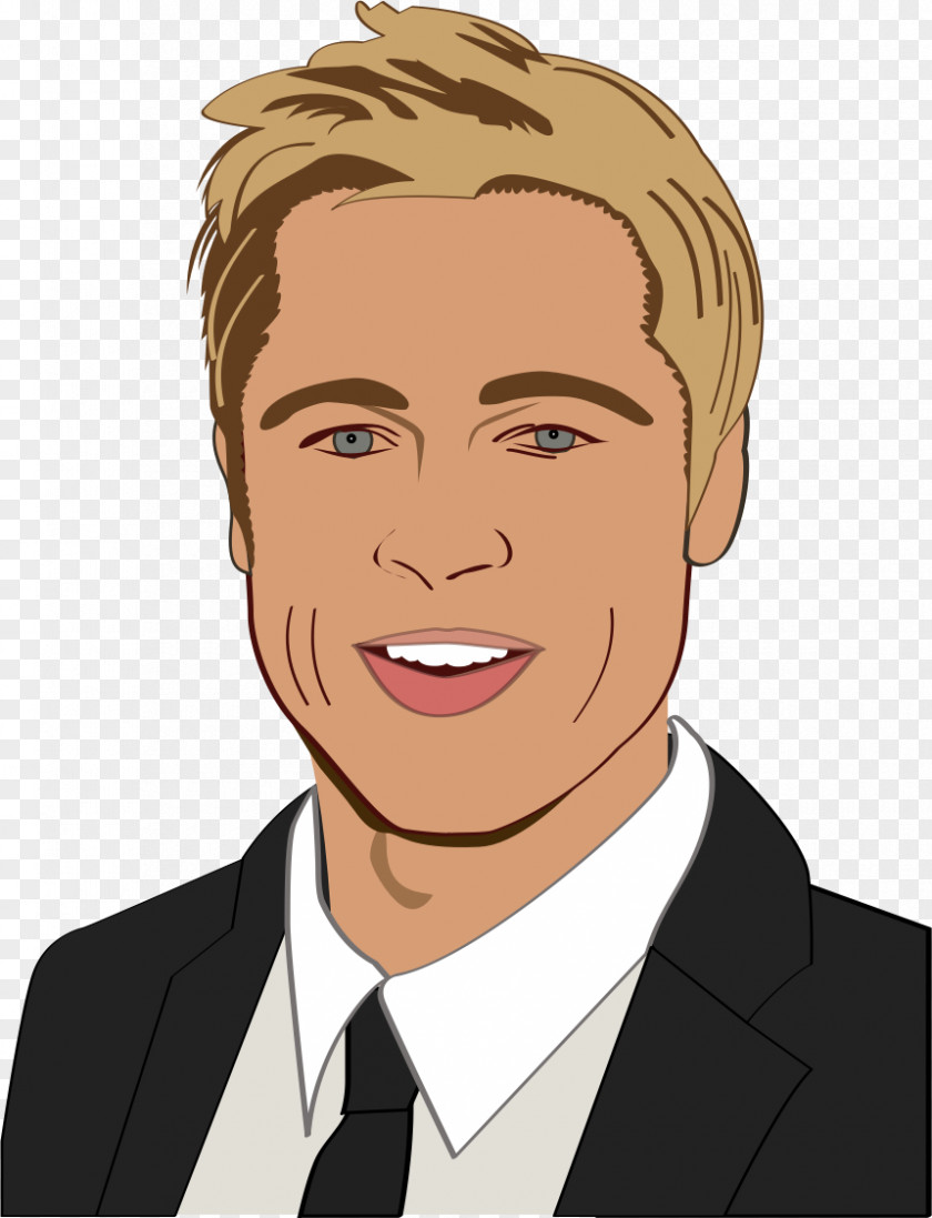 Brad Pitt Cartoon Clip Art PNG