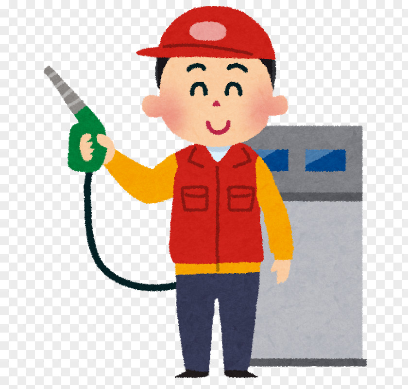 Gas Station Filling Arubaito Self-service Gasoline 高オクタン価ガソリン PNG