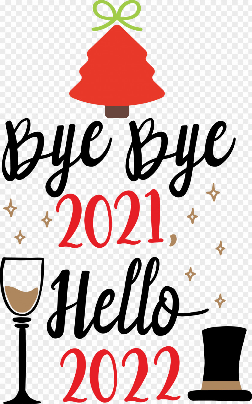 Hello 2022 New Year PNG