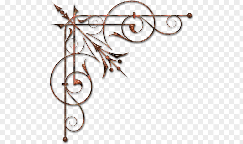Metal Ornament Background PNG