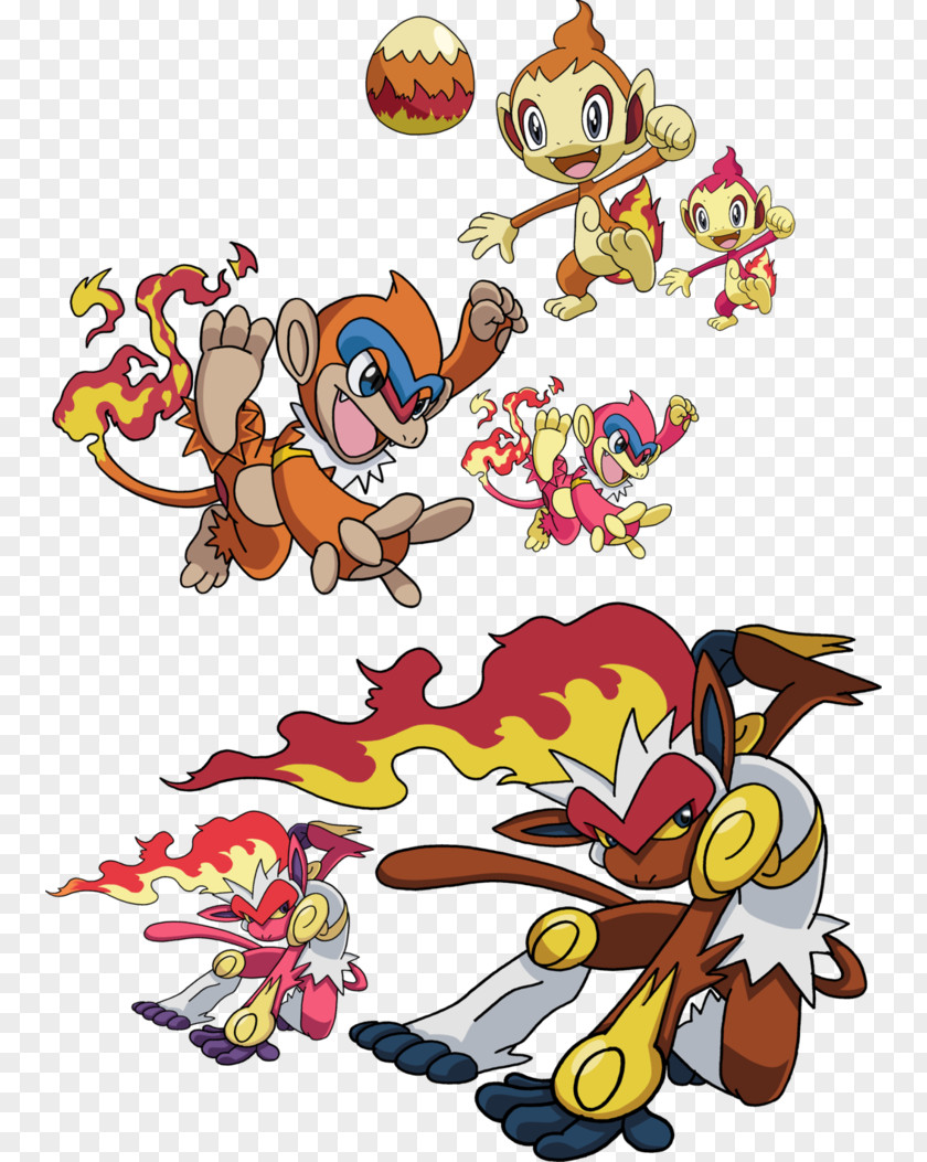 Turtwig Chimchar And Piplup Pokémon Diamond Pearl Universe Monferno Evolution PNG