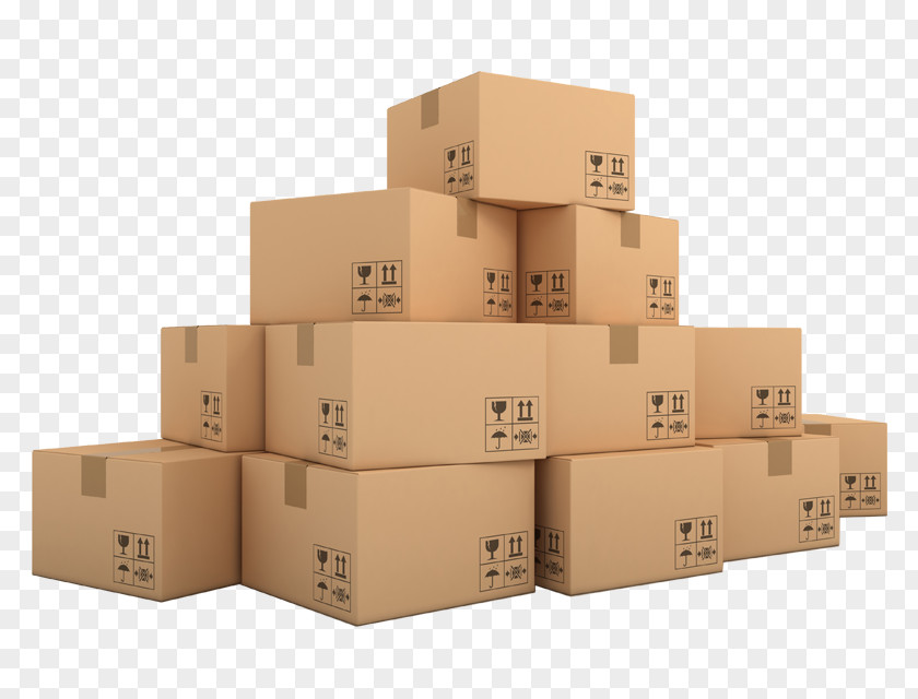 Warehouse Management Cardboard Box Cargo Corrugated Fiberboard Design PNG