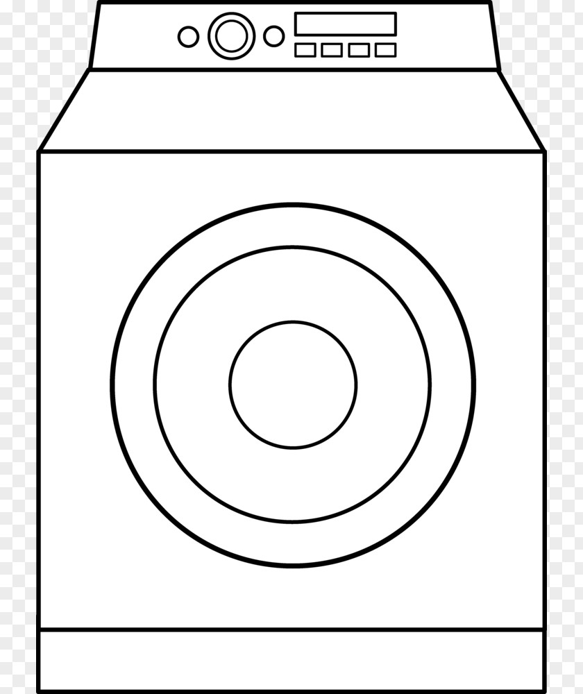 Washing Machine Picture Machines Drawing Laundry Symbol Clip Art PNG