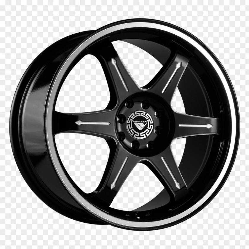 Black Tire Rim Alloy Wheel Custom PNG