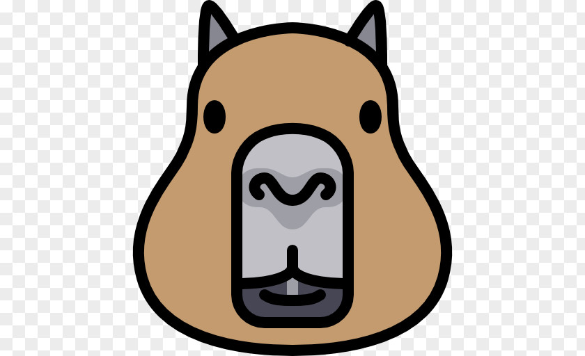 Capybara Snout Clip Art PNG