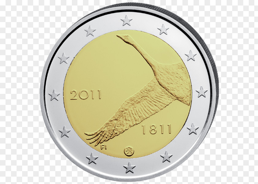 Coin Finland 2 Euro Commemorative Coins PNG