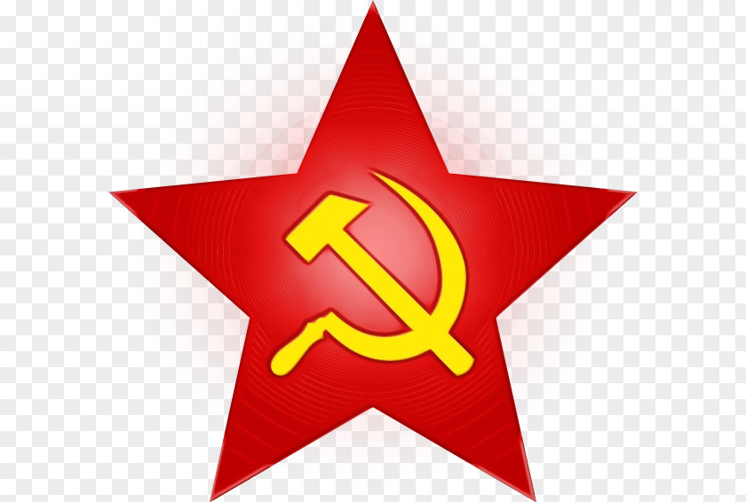 Flag Logo Hammer And Sickle PNG