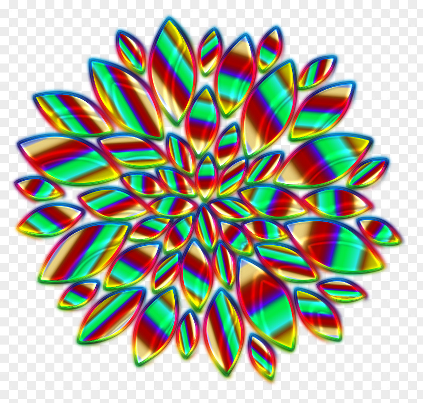 Gems Flower Petal Clip Art PNG
