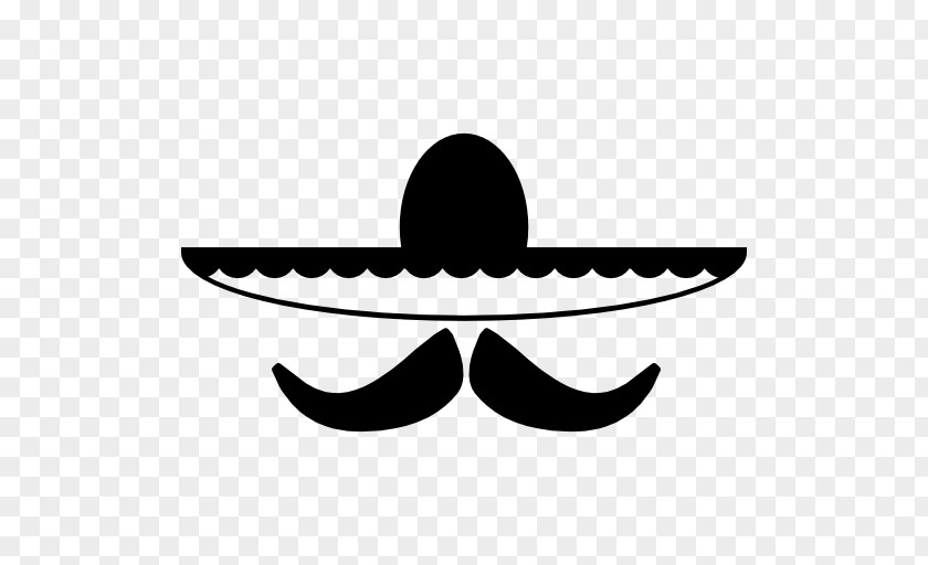 Mustach Mexican Cuisine Sombrero Hat PNG