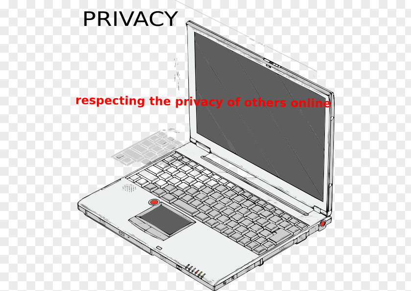 Privacy Laptop Clip Art PNG
